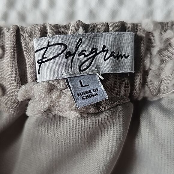 Polagram‎ -1925 Tulle Mesh Skirt Light Grey Midi Length Boho Balletcore Large - Picture 6 of 9